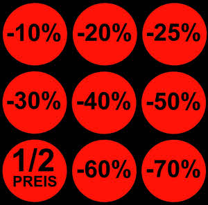 Sonderpreis Etiketten