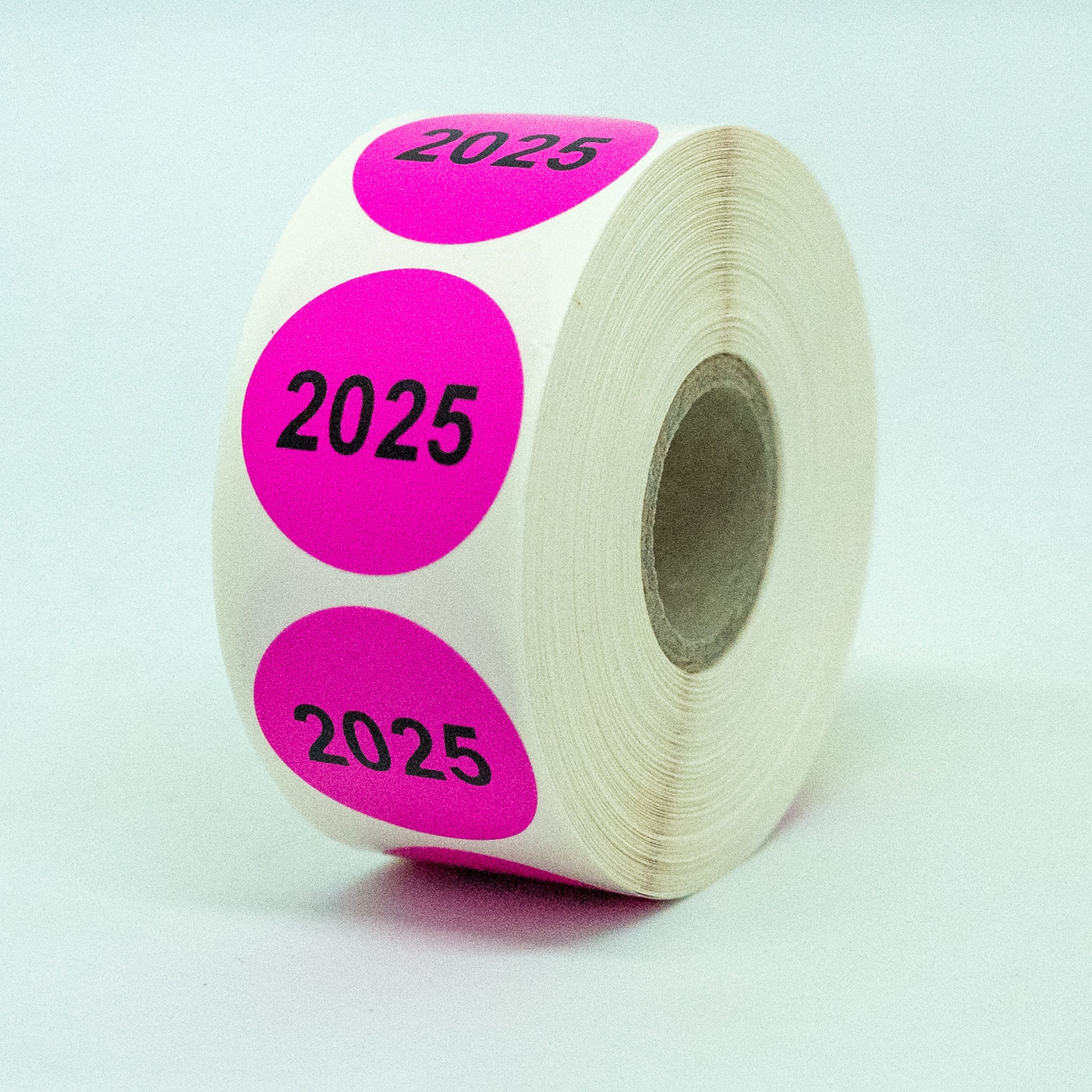 ET2277A Inventur-Etiketten 50 mm rund PERMANENT haftend auf Rolle zu 1000 Stk. Preis / Rolle
