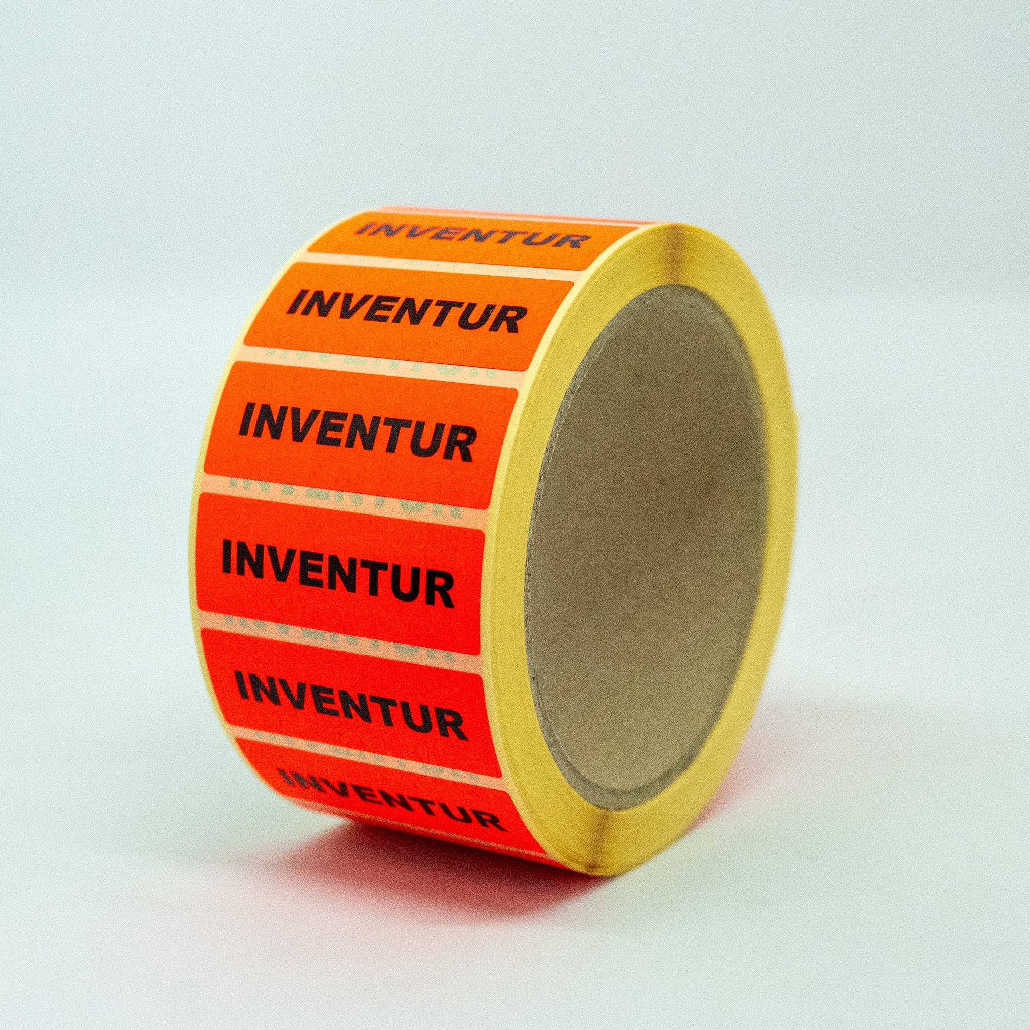 ET2430A Inventuretikette eckig 60x40 mm PERMANANT Aufdruck 1 - 6 zeilig 1000 Stk. Preis / Rolle
