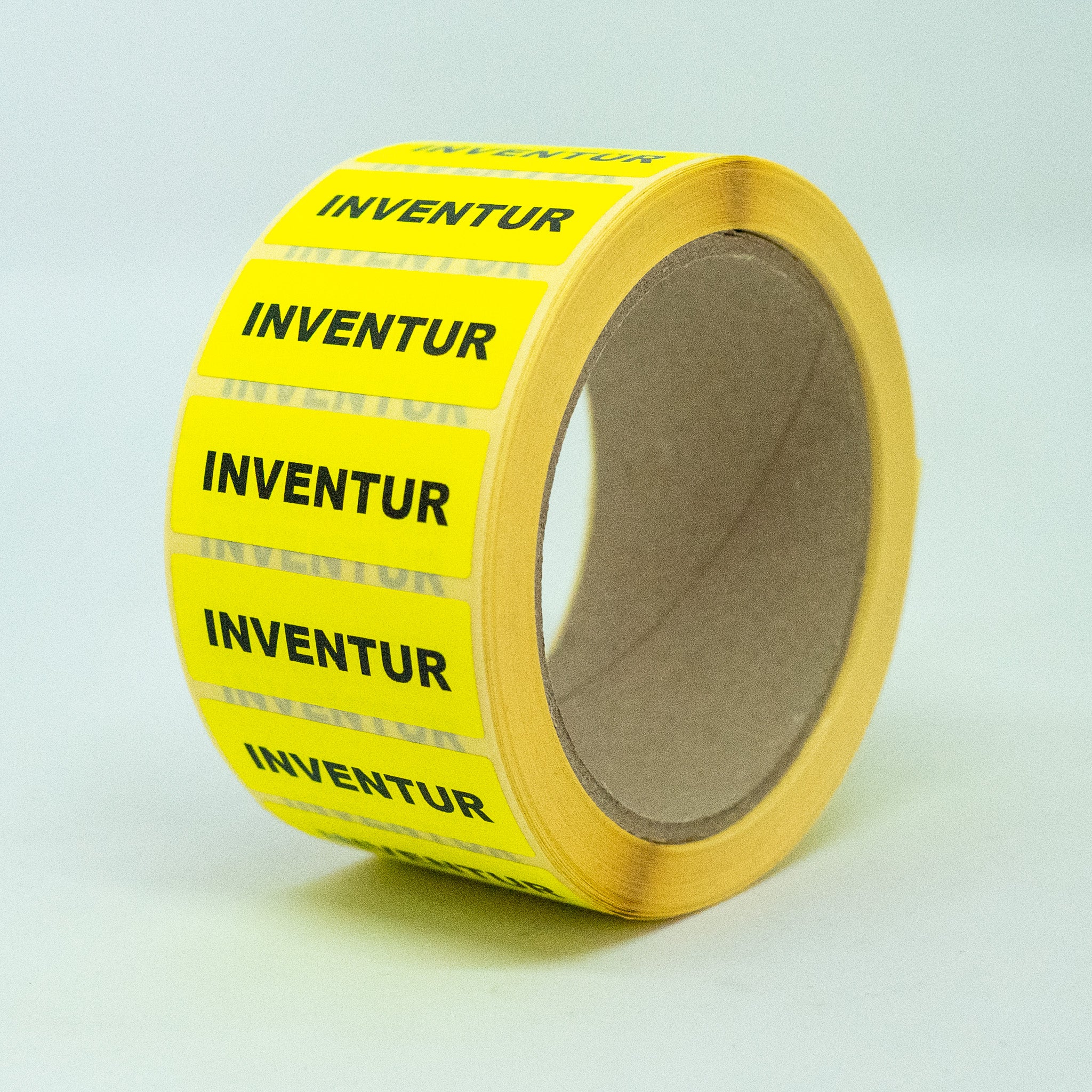 ET2429A Inventuretikette eckig 38x23 mm PERMANANT Aufdruck 1 - 4 zeilig 1000 Stk. Preis / Rolle