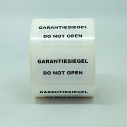 ET373-50x25 BAR-Code POLYESTER 50x25-Etiketten PERMANENT HAFTEND weiß  bedruckt 1000 Etiketten