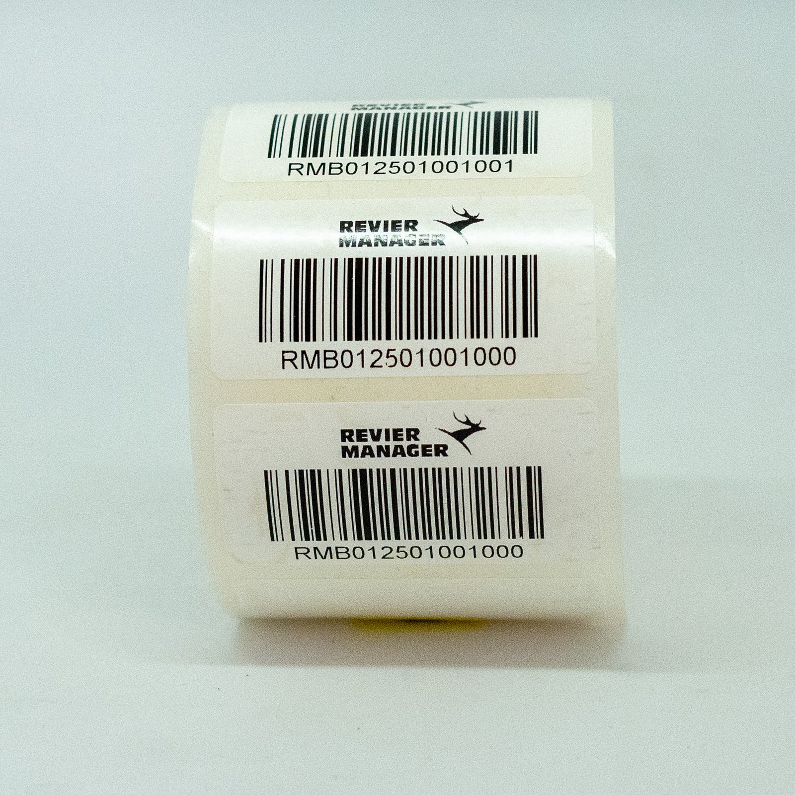 ET373-38X19 BAR-Code POLYESTER 38X19-Etiketten PERMANENT HAFTEND weiß  bedruckt 1000 Etiketten