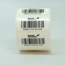 ET373-38X19 BAR-Code POLYESTER 38X19-Etiketten PERMANENT HAFTEND weiß  bedruckt 1000 Etiketten