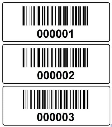 ET547 SONDERFORMATE BAR-Code PAPIER-Etiketten PERMANENT HAFTEND weiß  bedruckt 1000 Etiketten